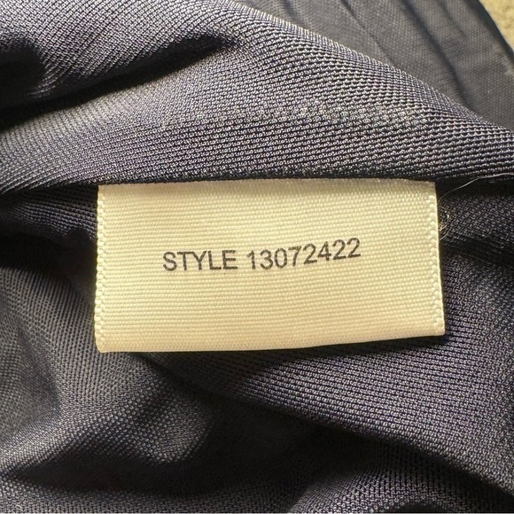 Tory Burch Sequin T-Shirt Mini Dress in Midnight Navy Blue Size Medium EUC - Picture 9 of 10